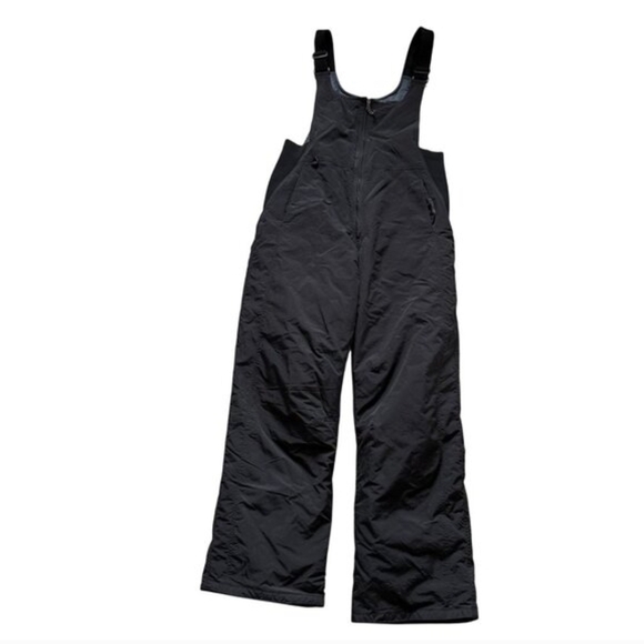 White Sierra Women Insulated Ski Bib Pants Size Medium Black Snow Snowboard - Picture 3 of 5